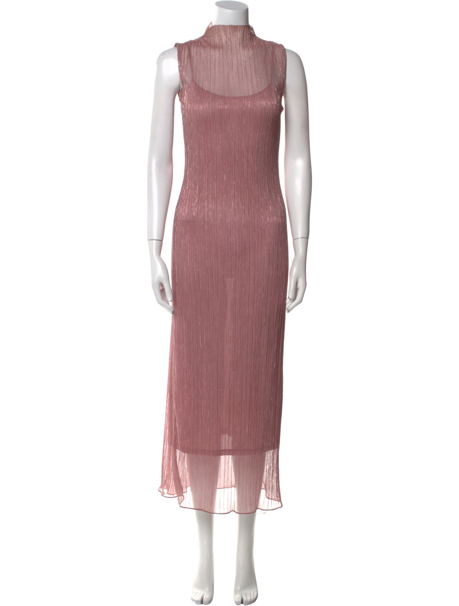 Callipygian Turtleneck Long Dress