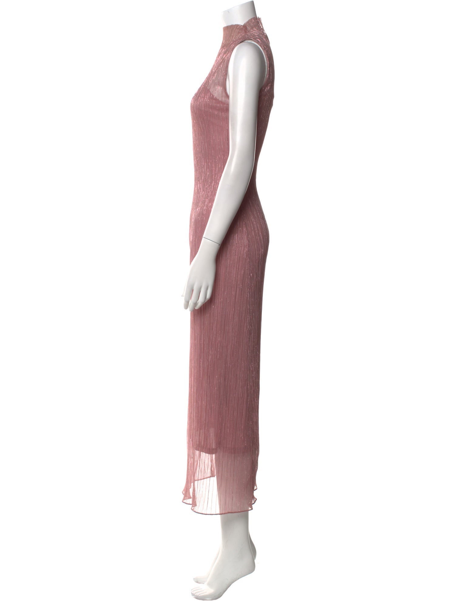 Callipygian Turtleneck Long Dress