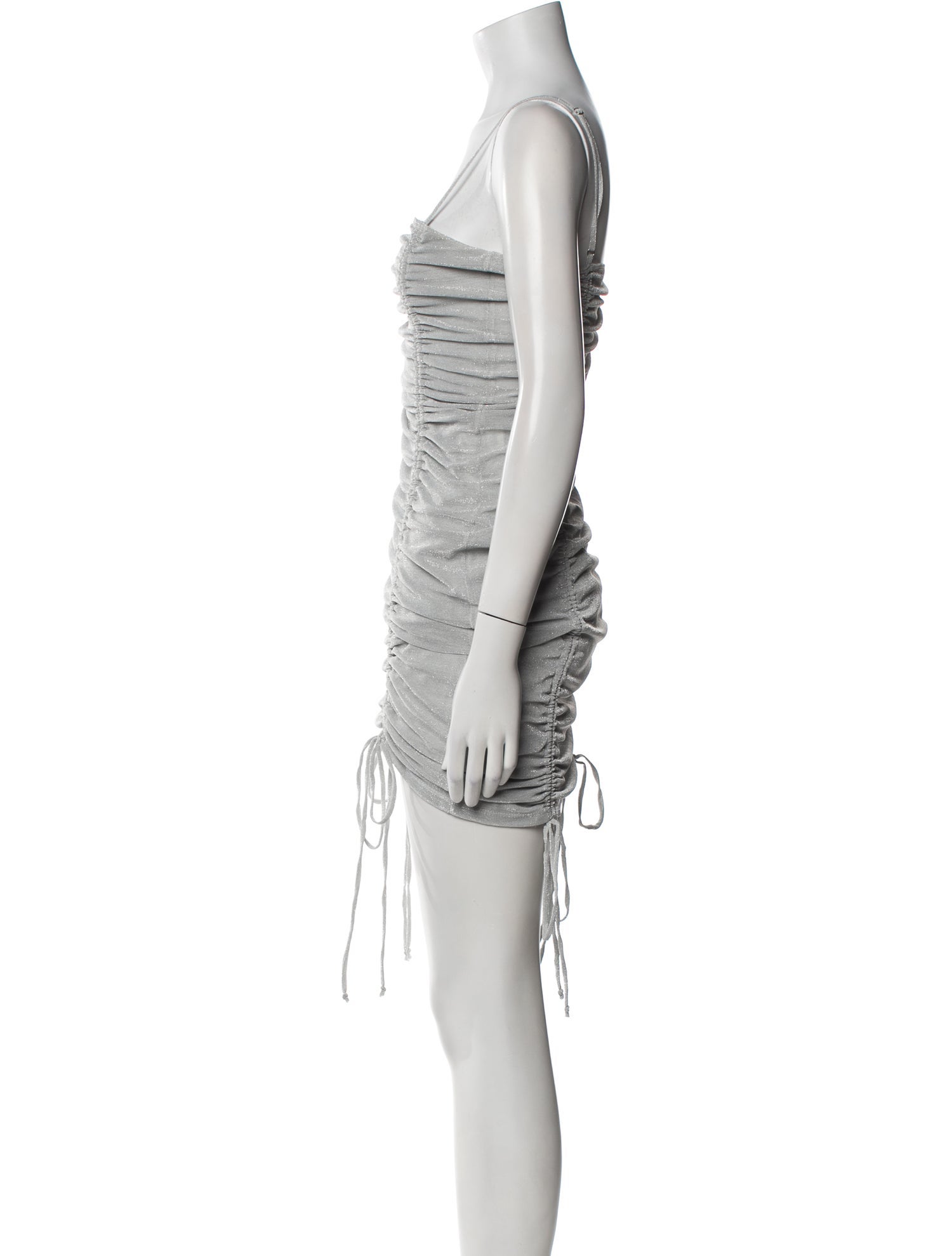 Callipygian Square Neckline Mini Dress