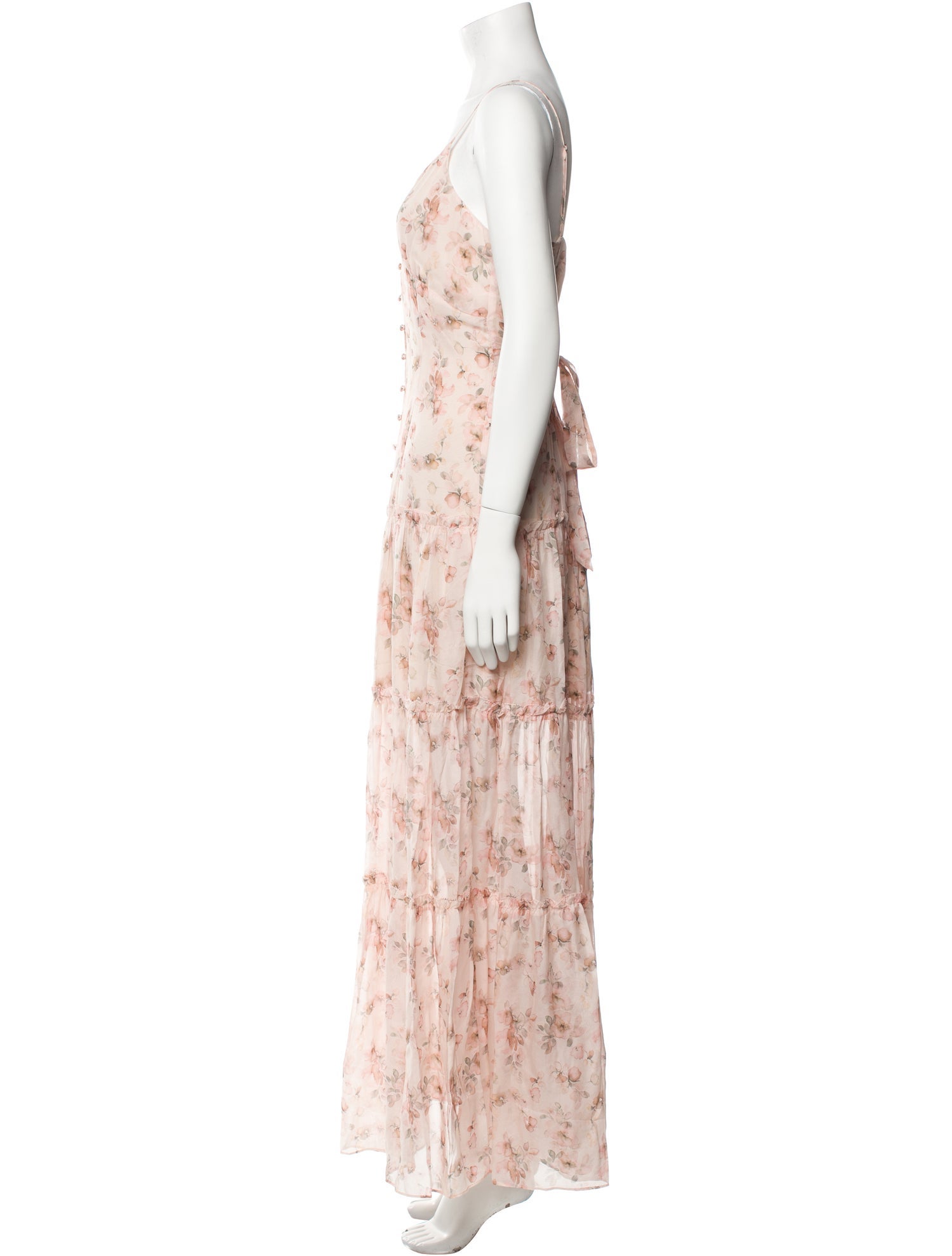 Cami NYC Silk Long Dress