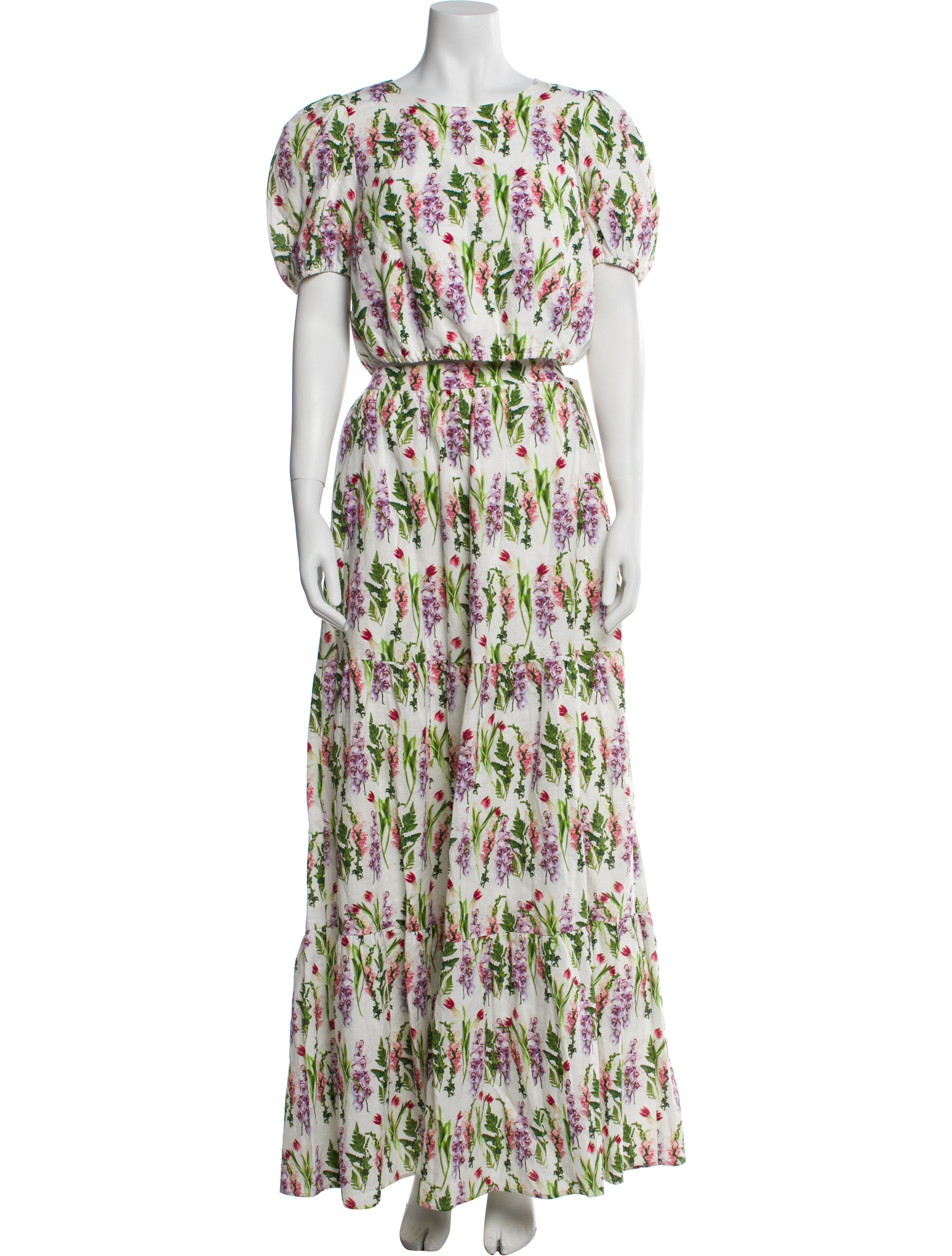 Cami NYC Linen Floral Print Skirt Set