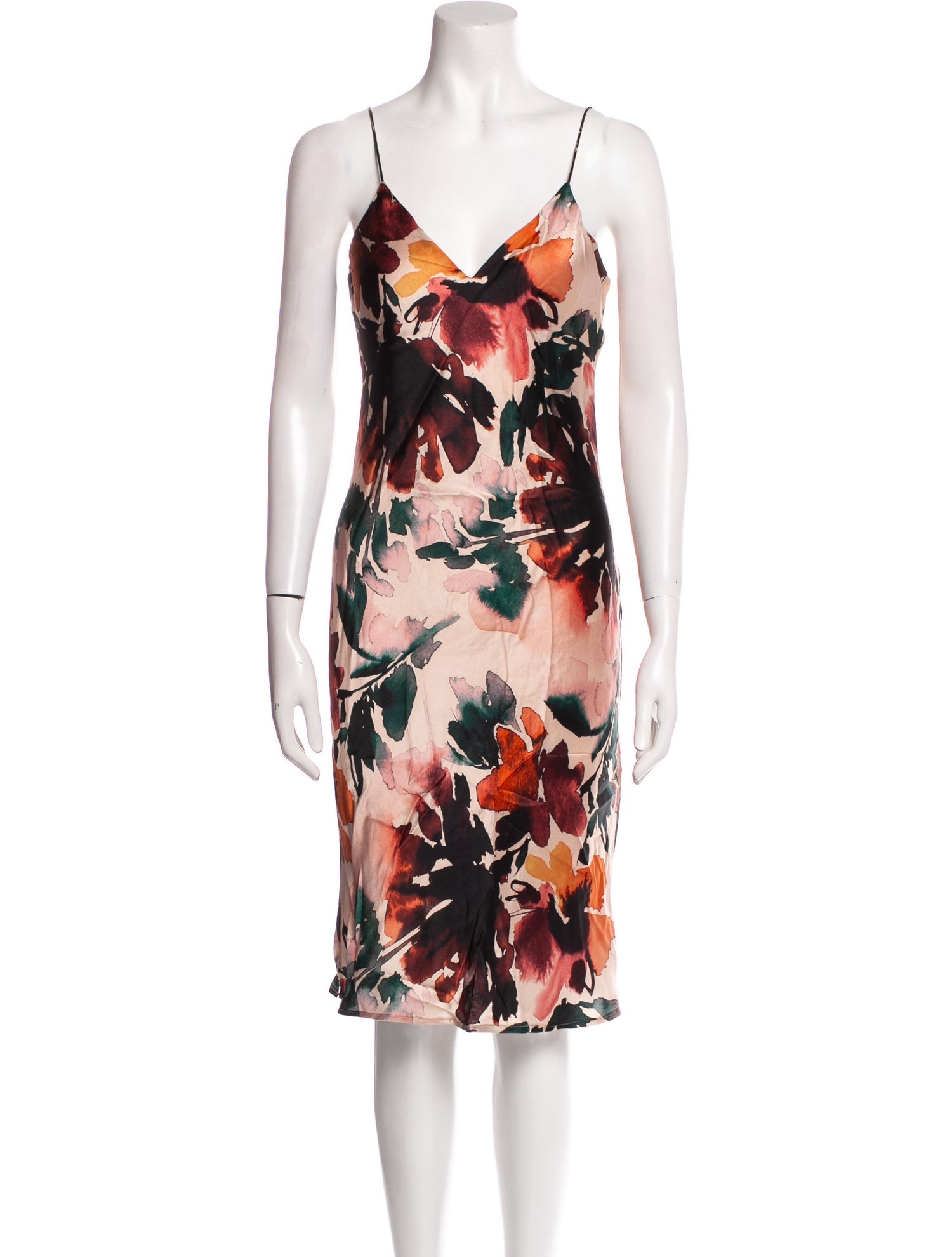 Cami NYC Silk Knee-Length Dress