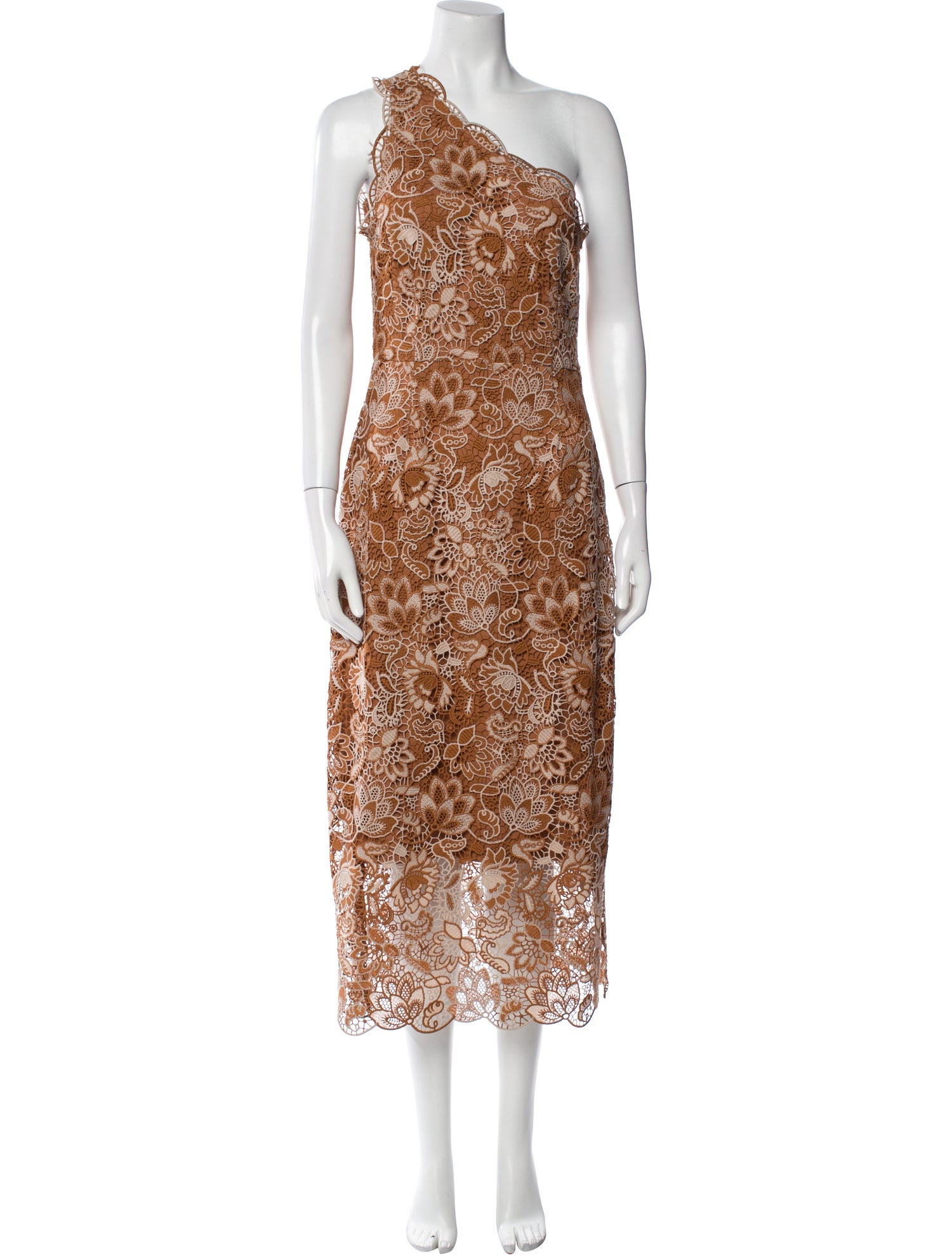 Cami NYC Lace Pattern Long Dress