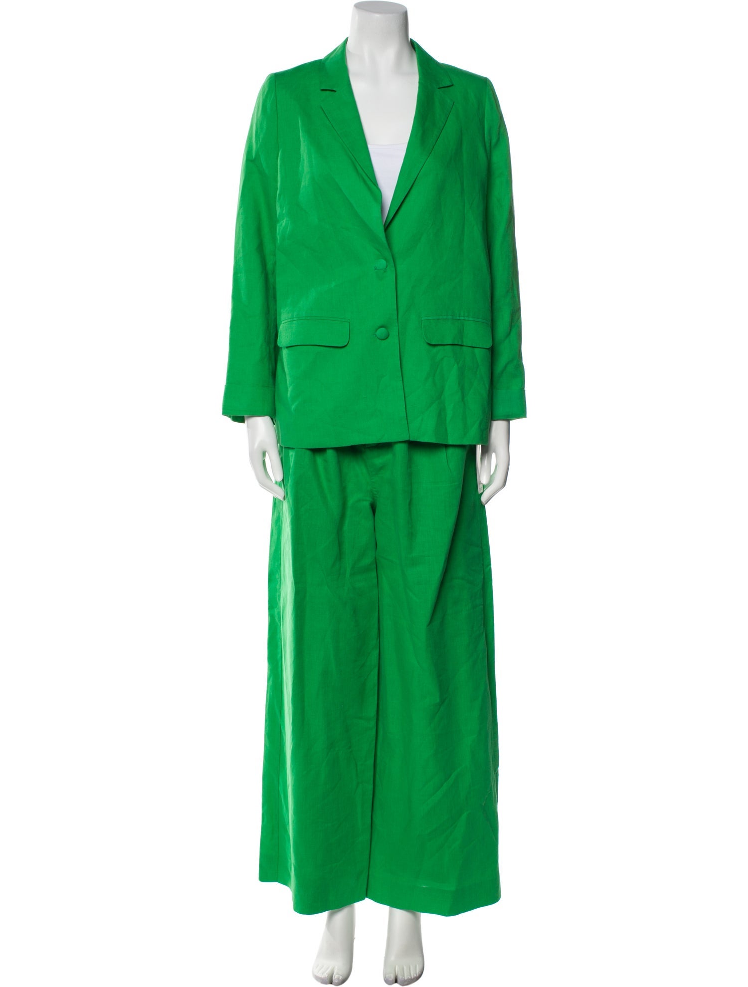 Cami NYC Linen Pleated Accents Pantsuit