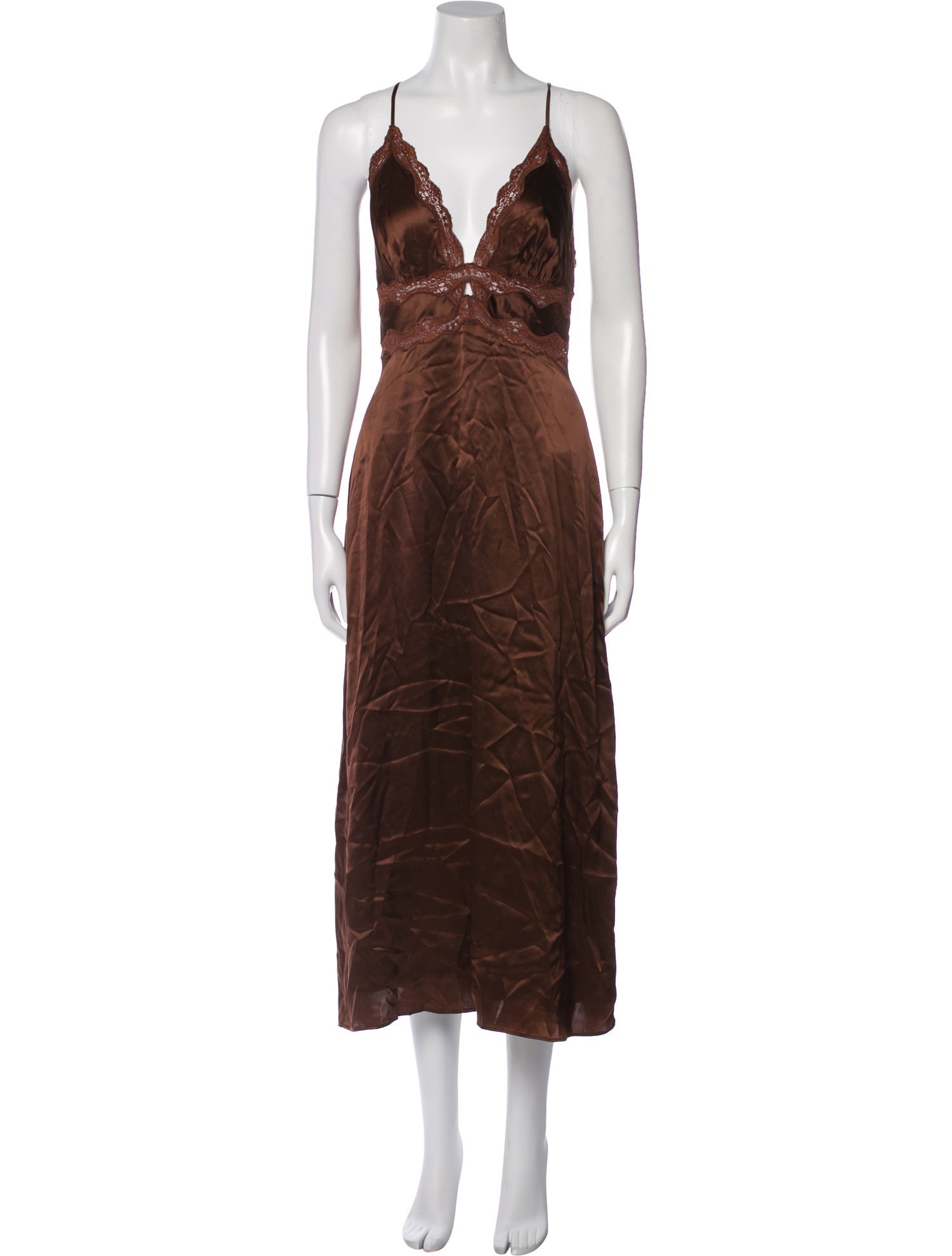 Cami NYC Silk Long Dress