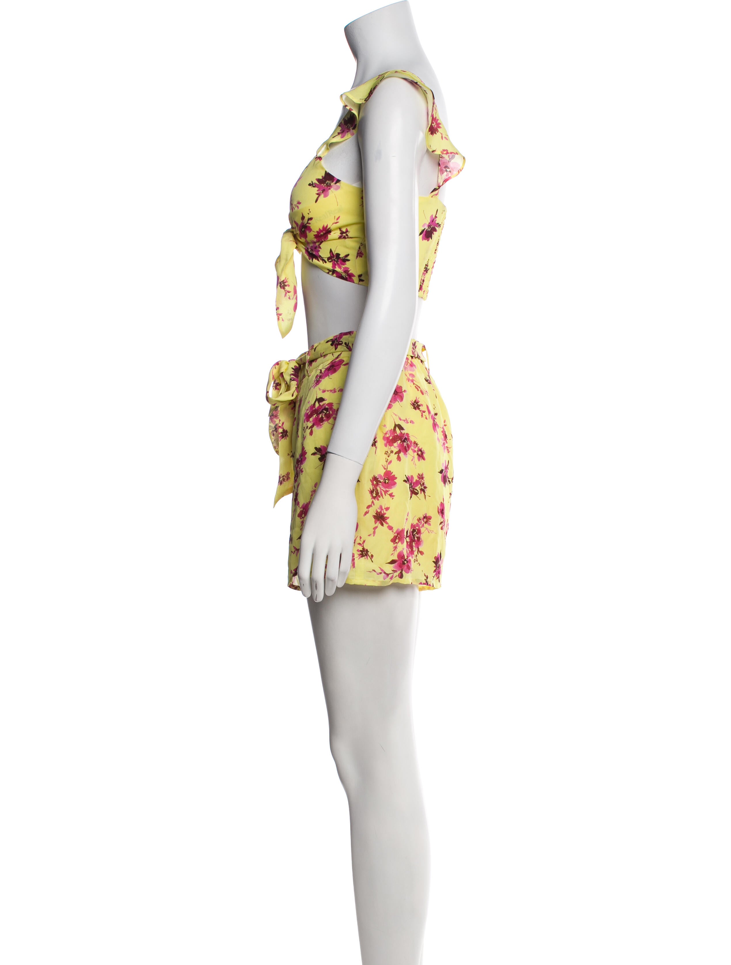 Cami NYC Silk Floral Print Short Set