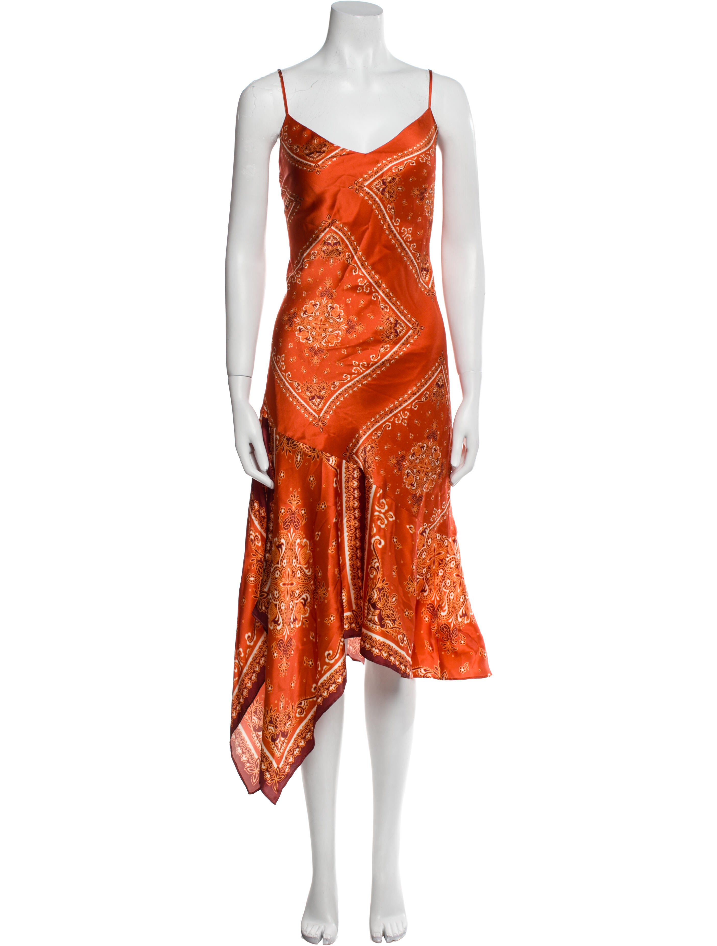 Cami NYC Silk Long Dress