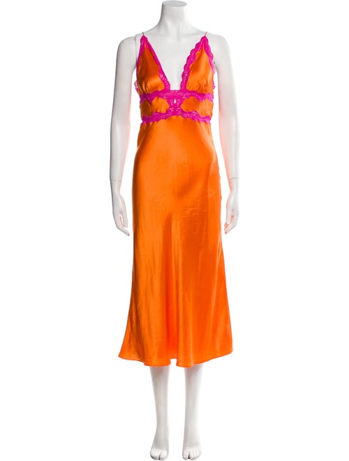 Cami NYC Silk Long Dress