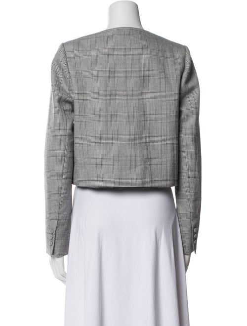 Cami NYC Wool Plaid Print Evening Jacket