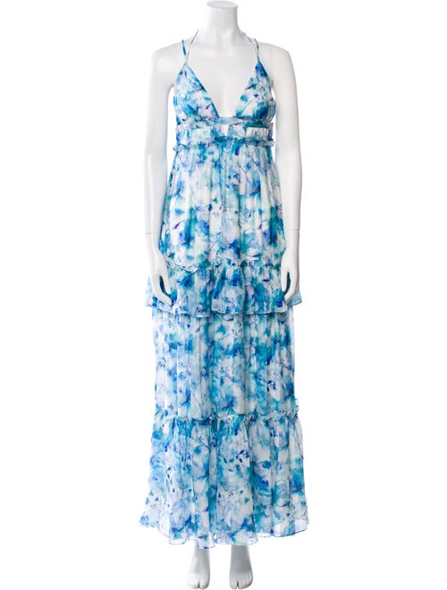 Cami NYC Silk Long Dress