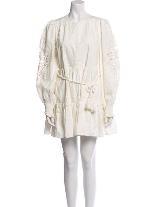 Cami NYC Crew Neck Mini Dress