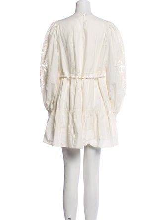 Cami NYC Crew Neck Mini Dress