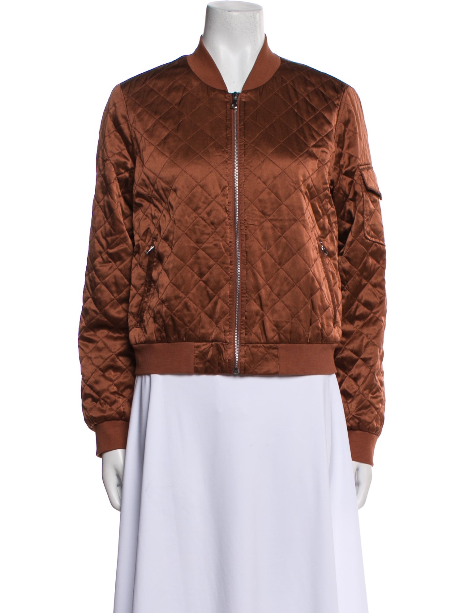 Cami NYC Silk Bomber Jacket