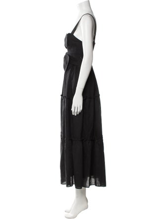 Cami NYC Square Neckline Long Dress