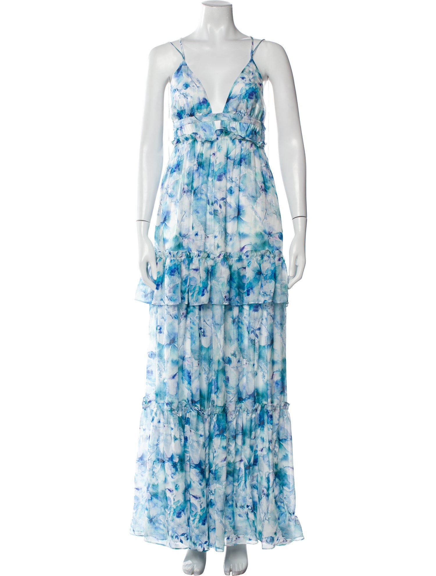 Cami NYC Silk Long Dress