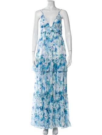 Cami NYC Silk Long Dress