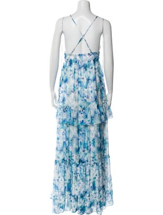 Cami NYC Silk Long Dress