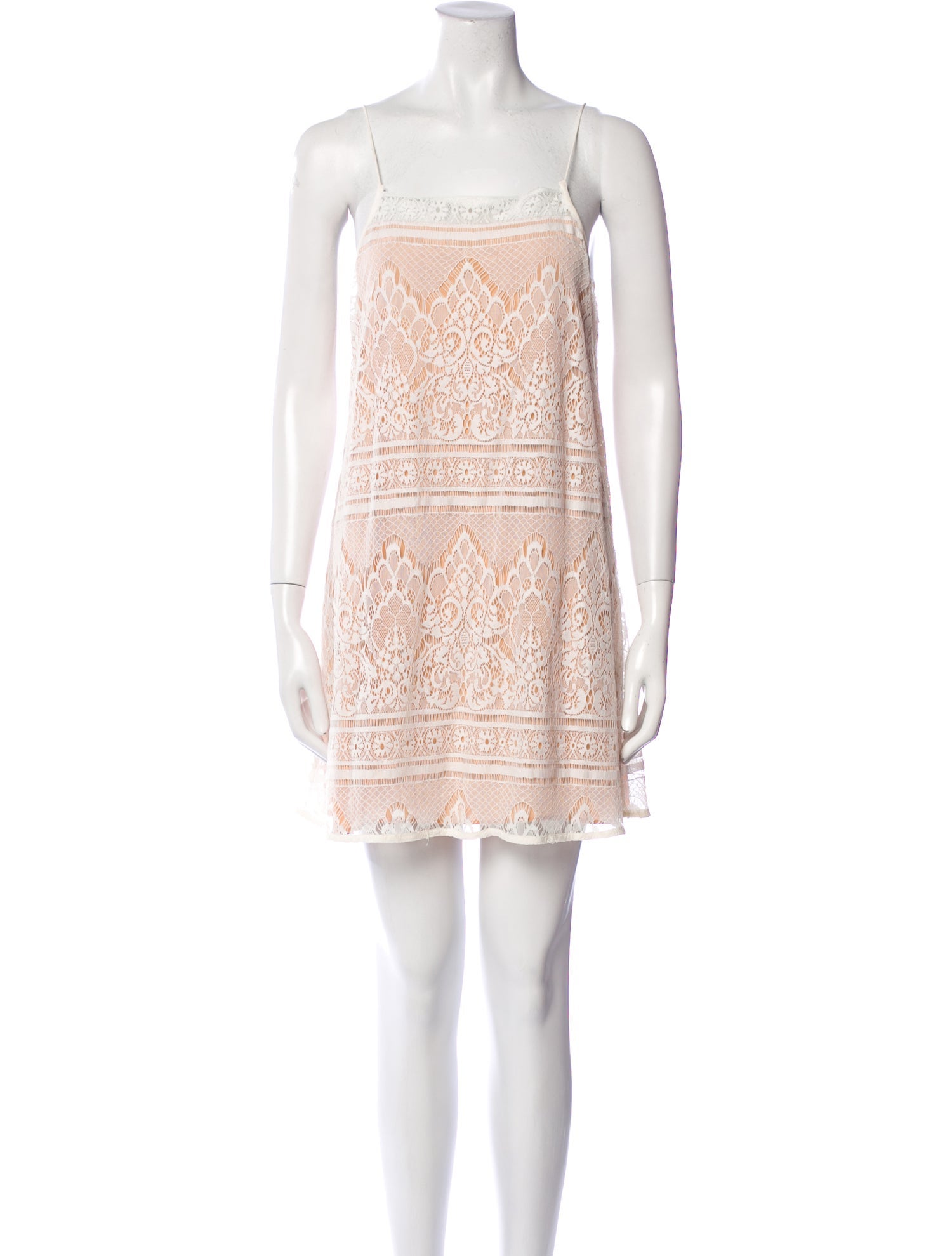 Cami NYC Lace Pattern Mini Dress