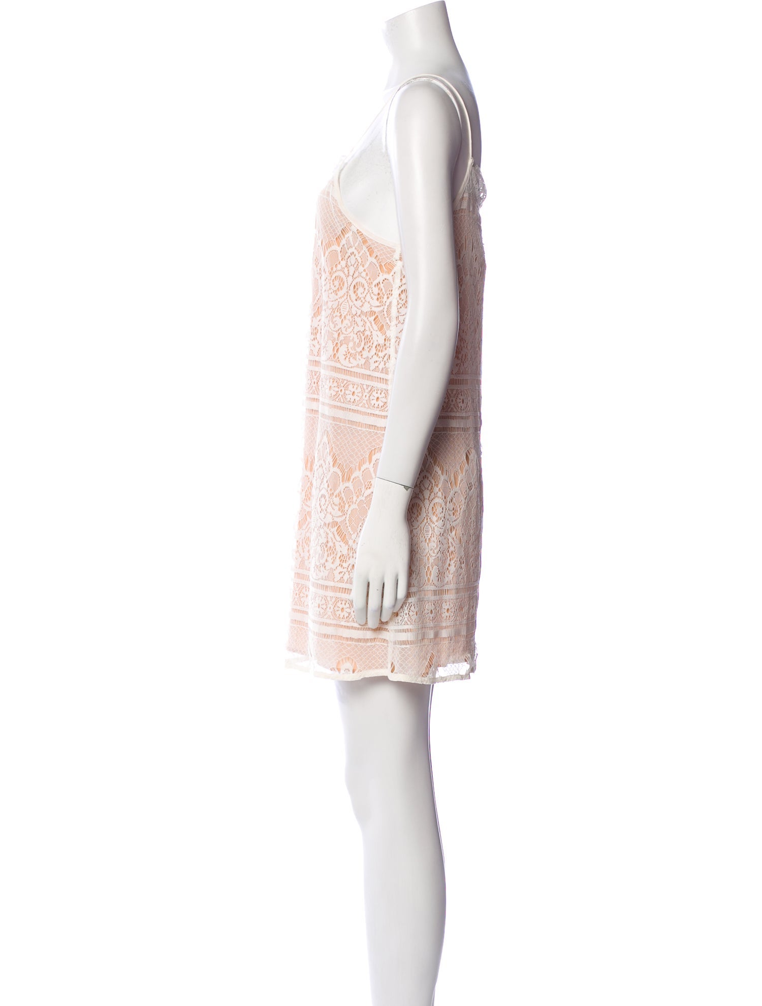 Cami NYC Lace Pattern Mini Dress