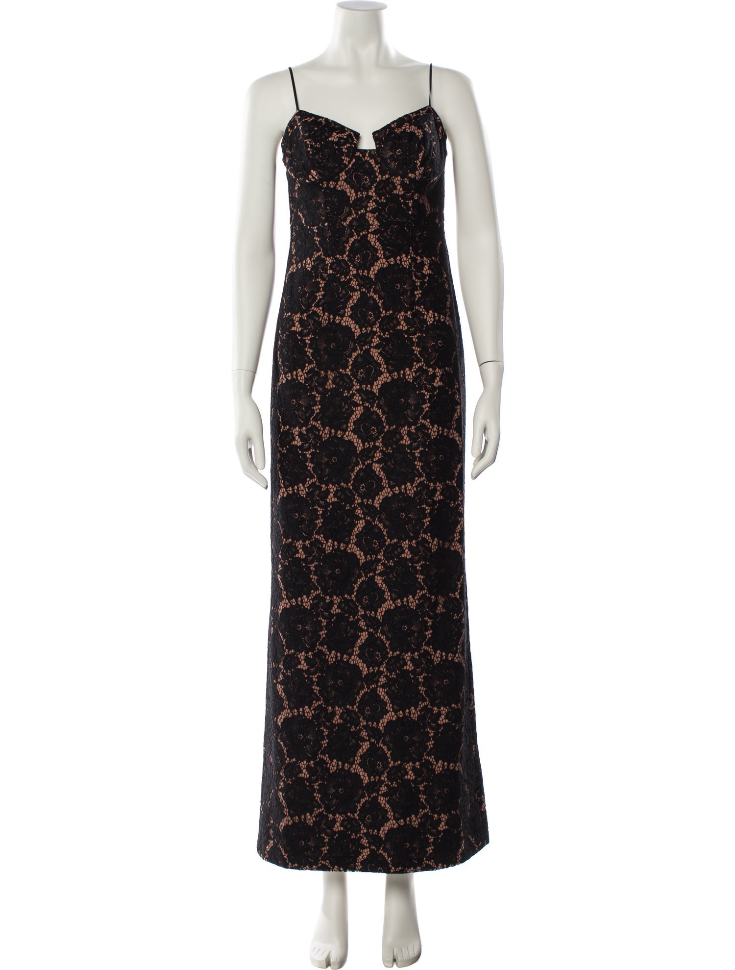 Cami NYC Lace Pattern Long Dress w/ Tags