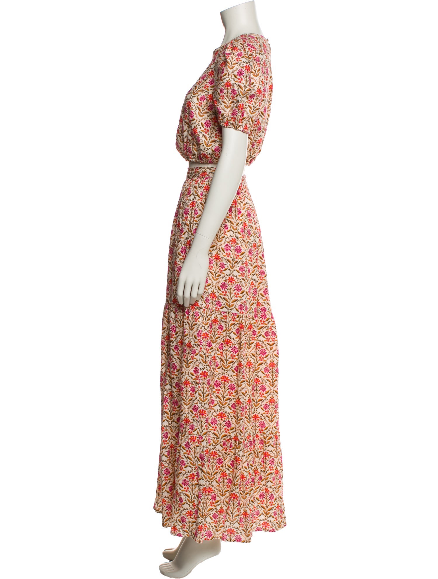 Cami NYC Linen Floral Print Skirt Set