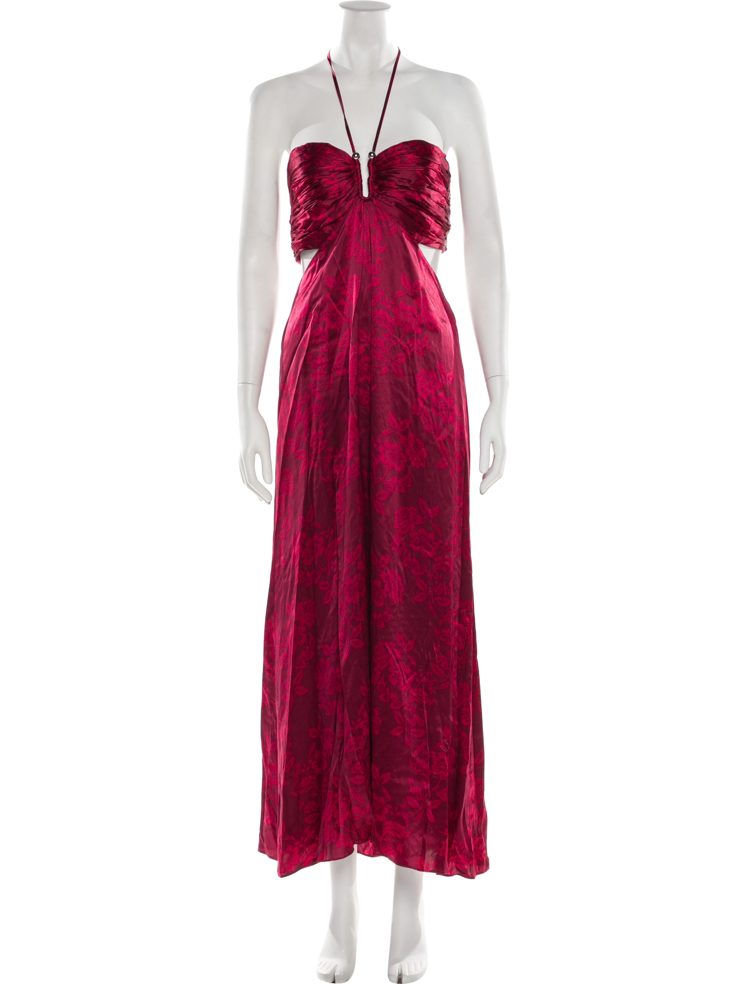 Cami NYC Silk Long Dress