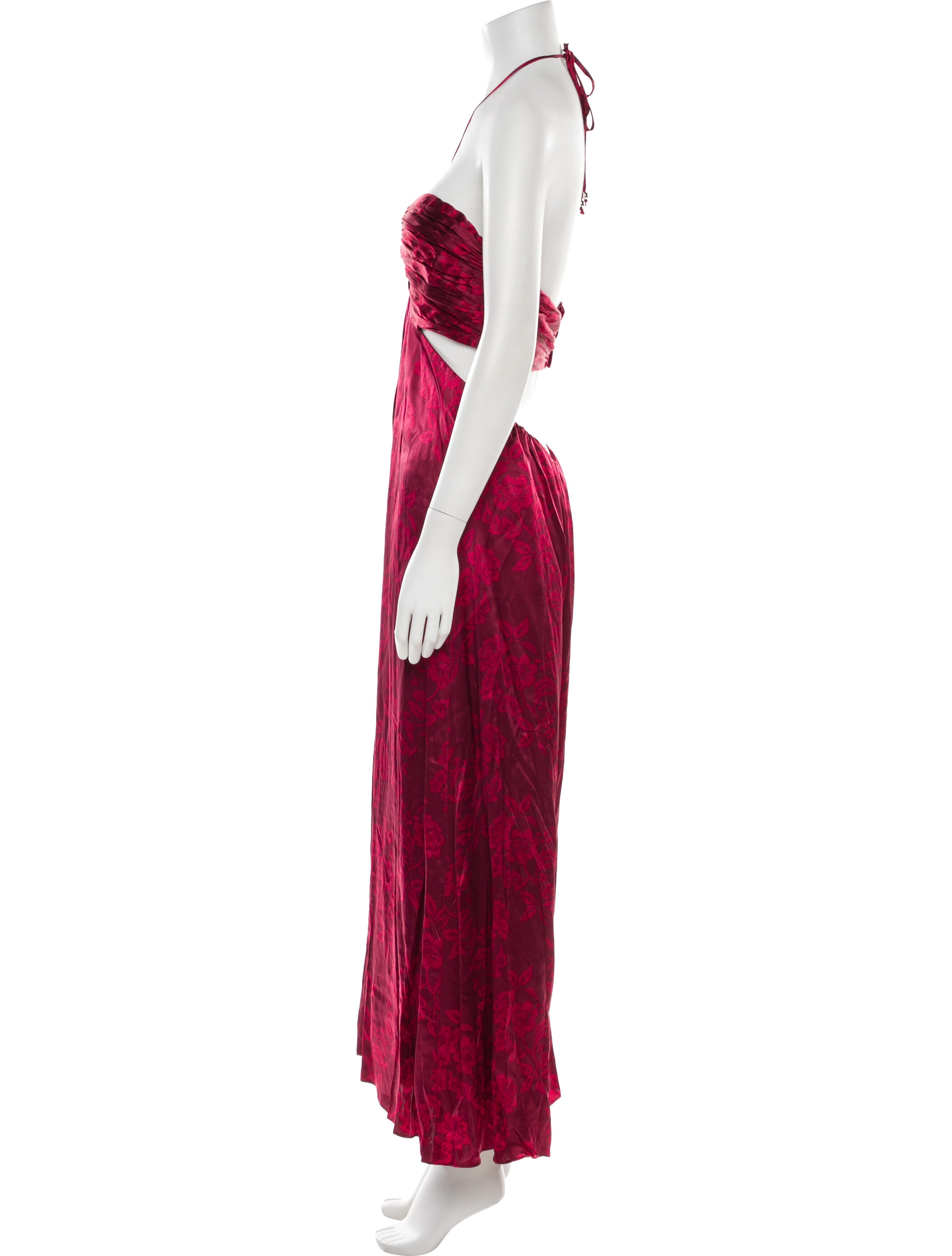 Cami NYC Silk Long Dress