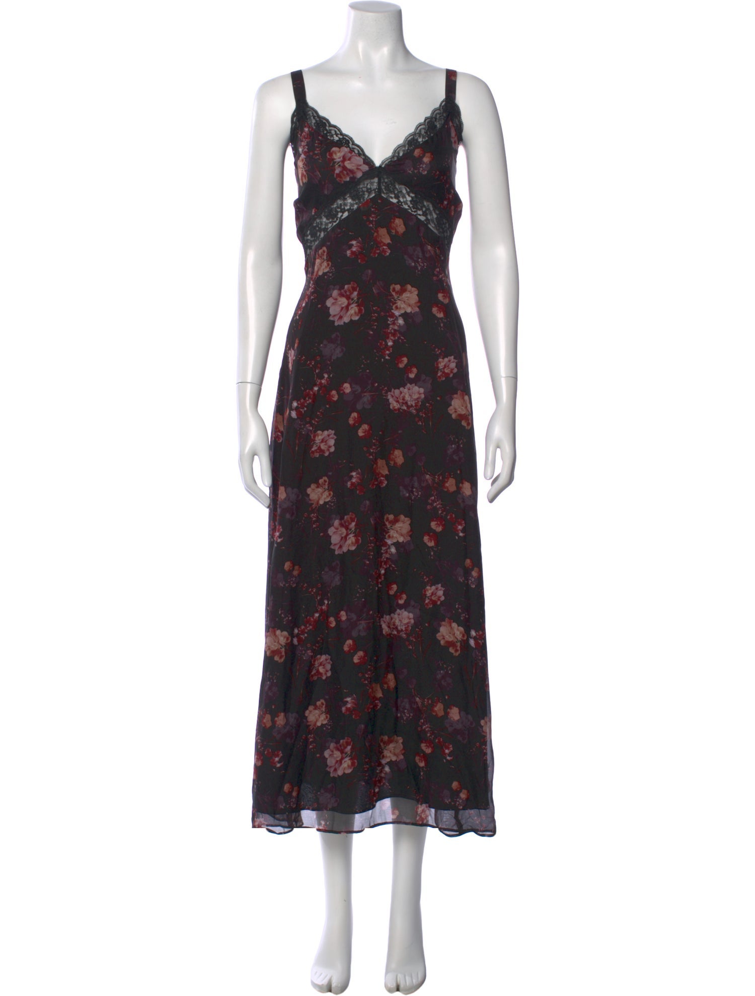 Cami NYC Silk Long Dress