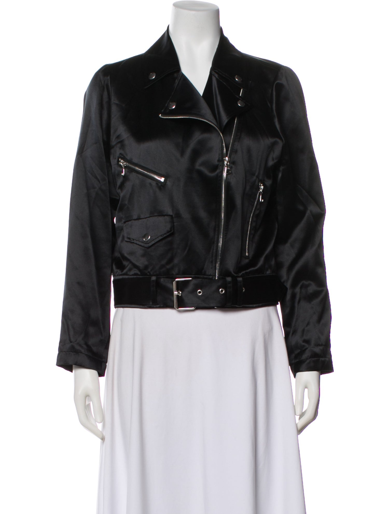 Cami NYC Satin Biker Jacket