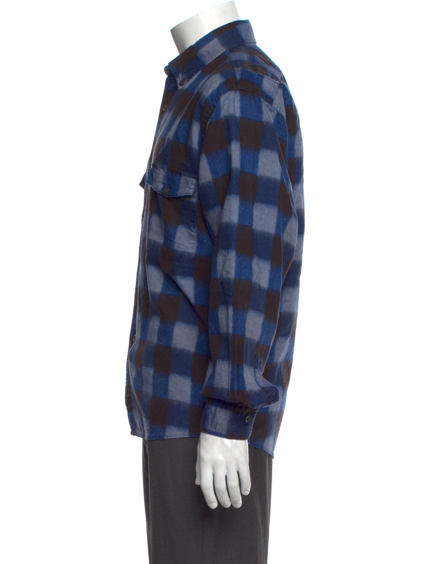 Camoshita By United Arrows Plaid Print Long Sleeve Shirt