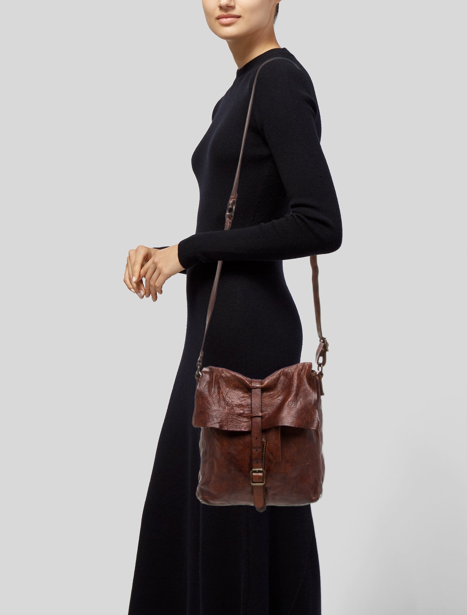 Campomaggi Leather Messenger Bag