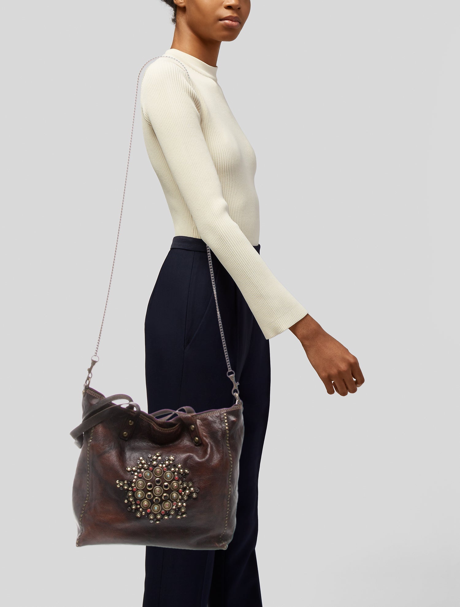 Campomaggi Leather Shoulder Bag