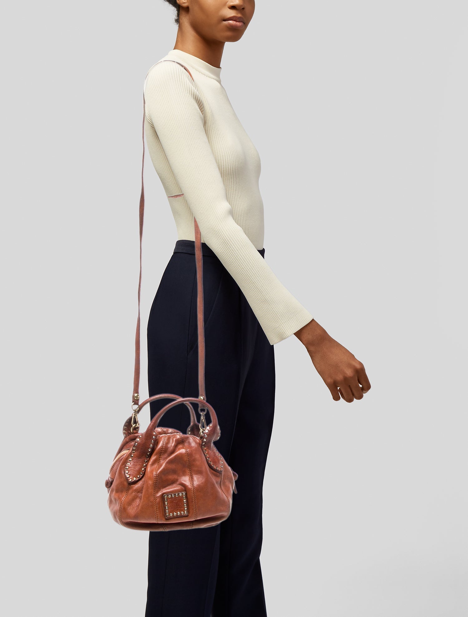 Campomaggi Leather Top Handle Bag