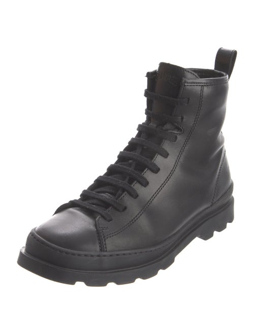 Camper Leather Combat Boots