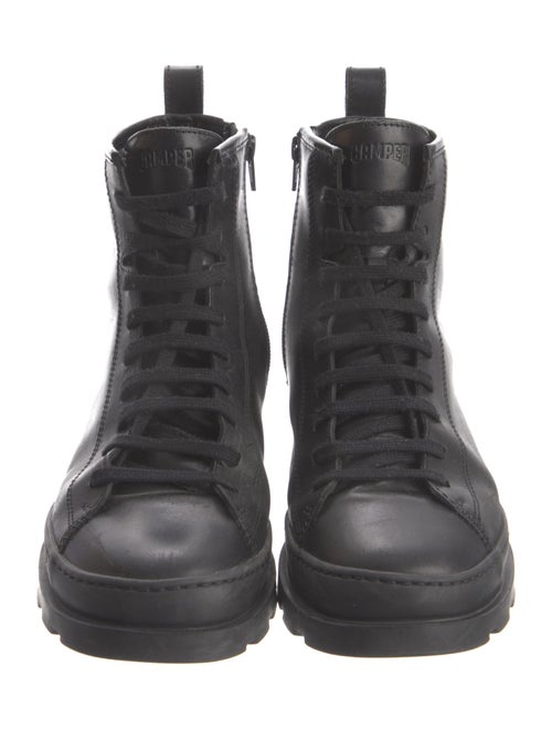 Camper Leather Combat Boots