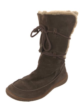 Camper Suede Snow Boots