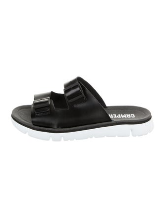Camper Leather Slides