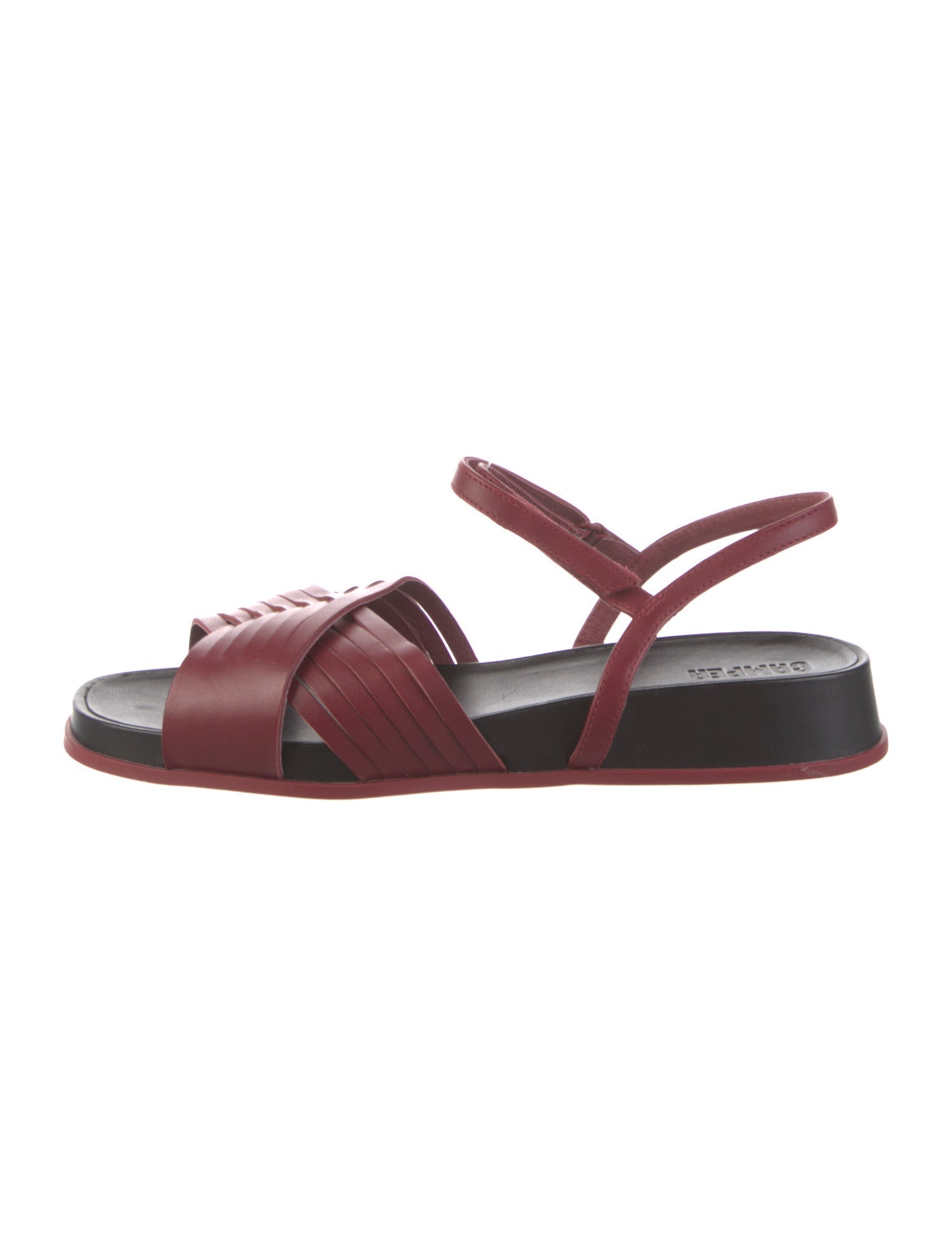 Camper Leather Slingback Sandals