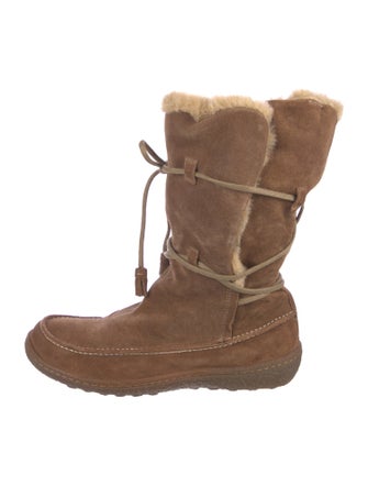 Camper Suede Lace-Up Boots