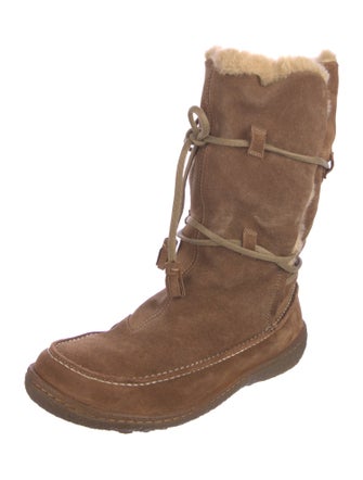 Camper Suede Lace-Up Boots