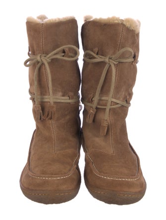 Camper Suede Lace-Up Boots