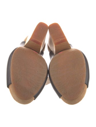 Camper Leather Slingback Sandals