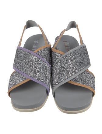Camper Printed Slingback Sandals