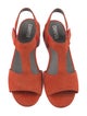 Camper Suede T-Strap Sandals