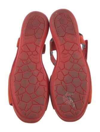 Camper Suede T-Strap Sandals