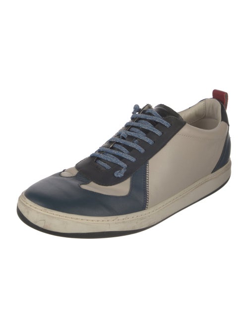 Camper Leather Colorblock Pattern Sneakers