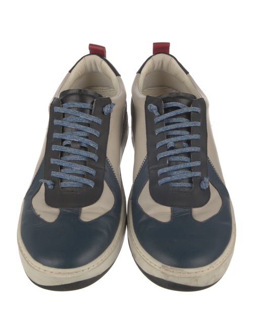 Camper Leather Colorblock Pattern Sneakers