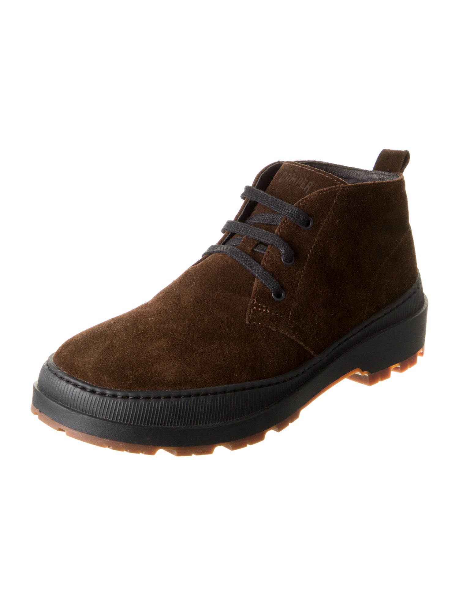 Camper Suede Lace-Up Boots