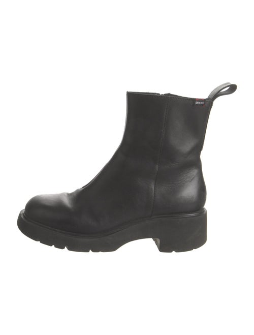 Camper Leather Combat Boots