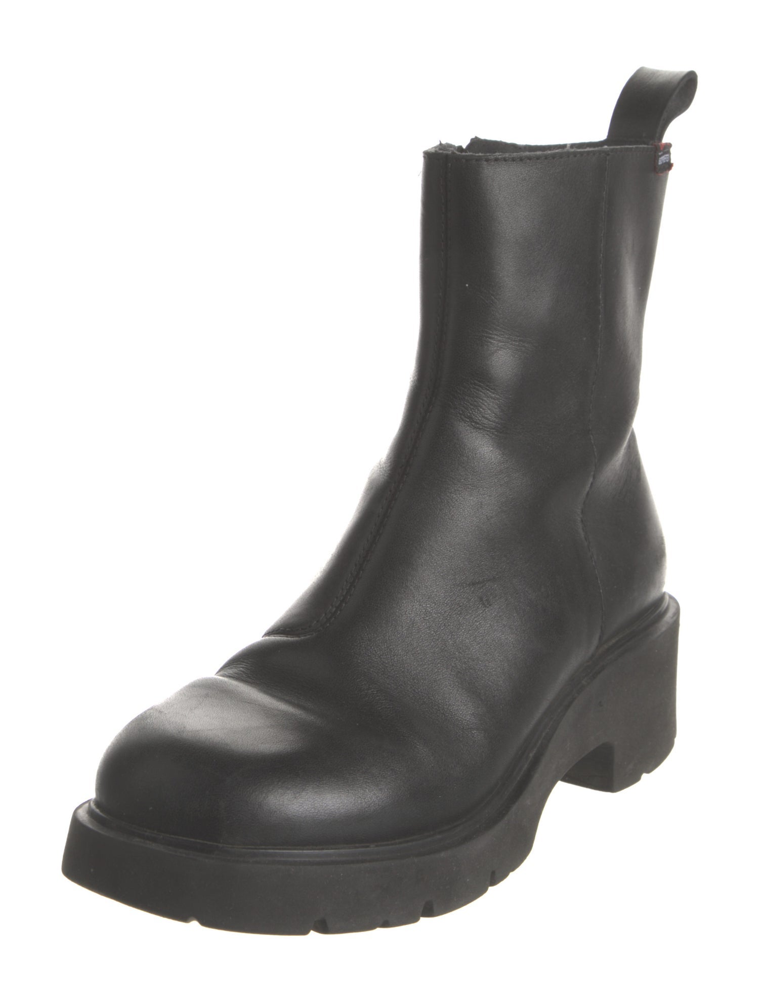 Camper Leather Combat Boots